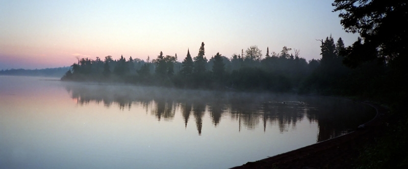 Dusk at Feldtmann Lake - Isle Royale National Park, Michigan