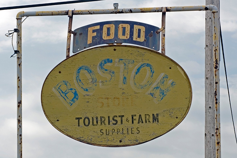 Boston Store Sign - Boston Location