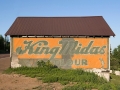 King Midas Flour Sign on Garage - Hancock, Michigan