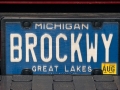 Brockway License Plate - Keweenaw County, Michigan