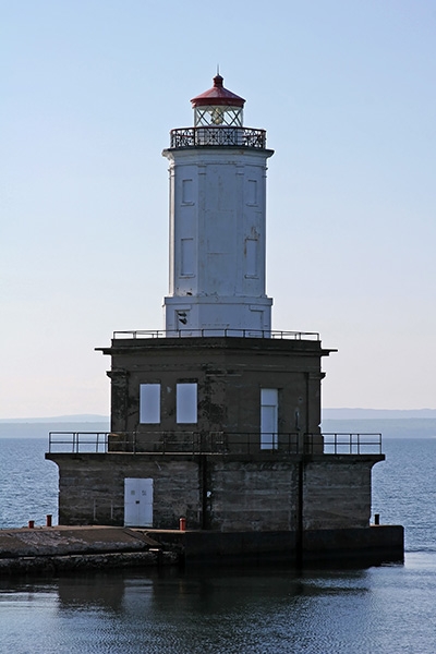 Keweenaw Lower Entry Light (Portage River Entrance, 1930)  - Lake Superior