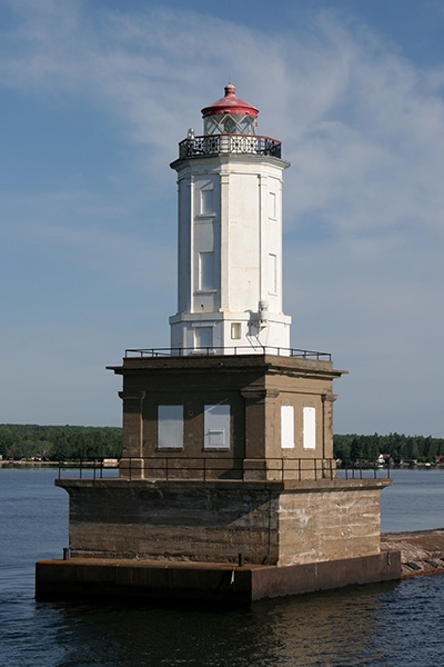 Keweenaw Lower Entry Light (Portage River Entrance, 1930)  - Lake Superior