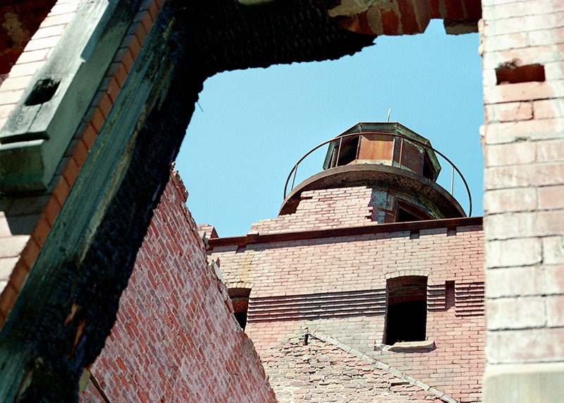 Fourteen Mile Point Lighthouse Ruins - Lake Superior