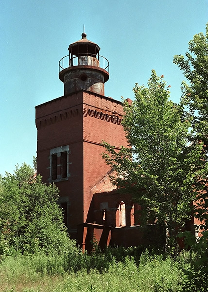 Fourteen Mile Point Lighthouse Ruins - Lake Superior
