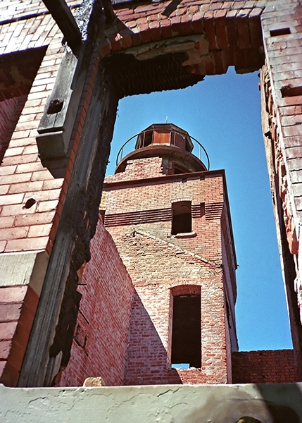 Fourteen Mile Point Lighthouse Ruins - Lake Superior