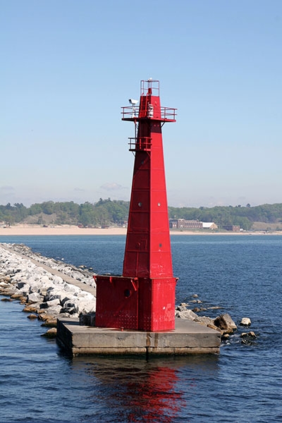 Muskegon North Breakwater Light - Lake Michigan