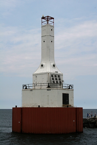 Portage Lake Upper Entry Light (1950) - Lake Superior