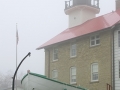 1860 Lightstation, foggy morning in early spring  - Port Washington, WI