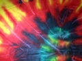 Tie-dyed cloth