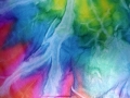 Tie-dyed cloth