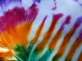 Tie-dyed cloth