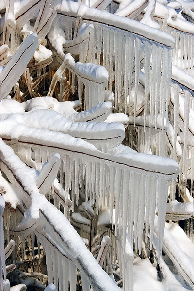 Ice Formations - Port Washington Lakefront, Wisconsin