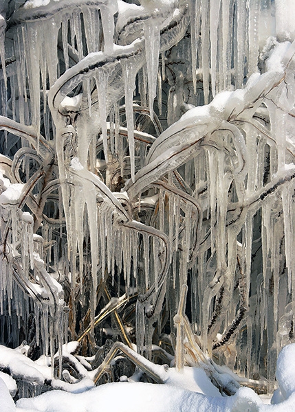 Ice Formations - Port Washington Lakefront, Wisconsin