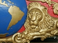 Two Hemispheres Bandwagon - Carving Detail