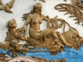 Swan Bandwagon No. 87 - Carving Detail