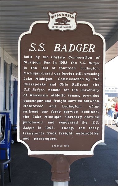 S.S. Badger Lake Michigan Car Ferry 2012