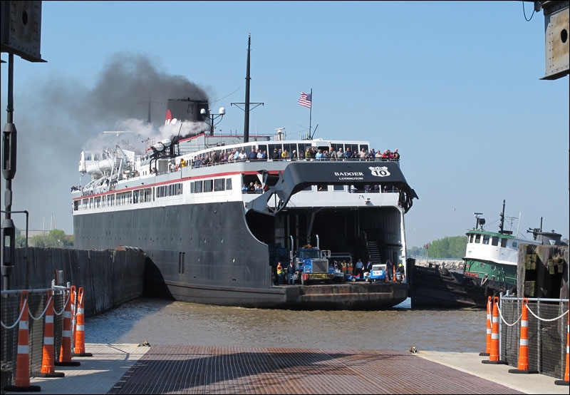 S.S. Badger Lake Michigan Car Ferry 2012