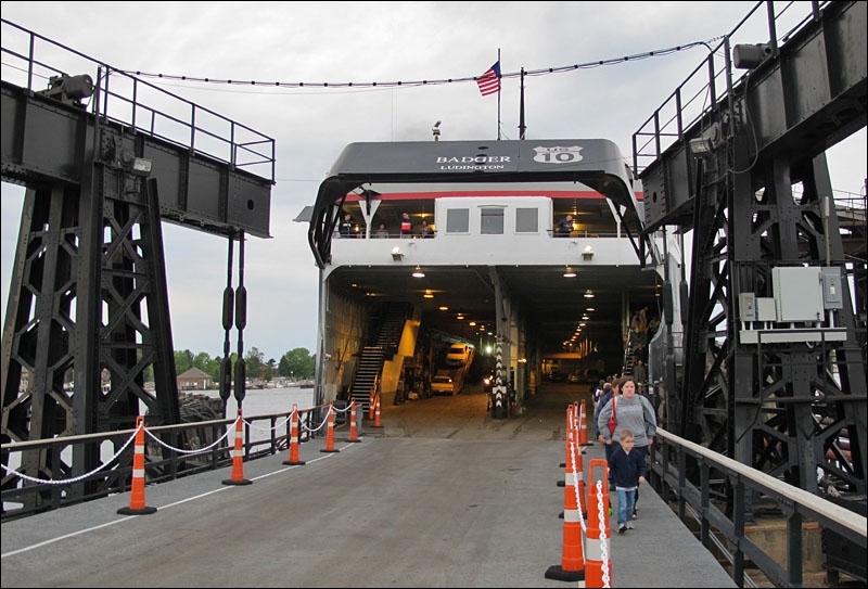 S.S. Badger Lake Michigan Car Ferry 2012