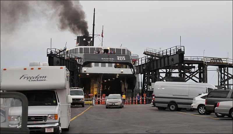 S.S. Badger Lake Michigan Car Ferry 2012