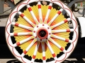 Sunburst Circus Wagon Wheel