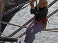 Brig Niagara (Erie, PA) - Working on the Rigging