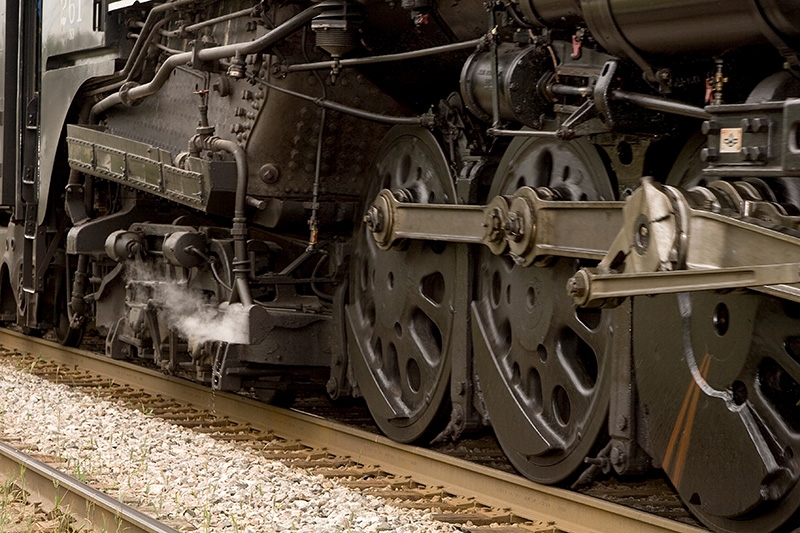 Milwaukee Road Steam Locomotive #261 - Columbus,  Wisconsin