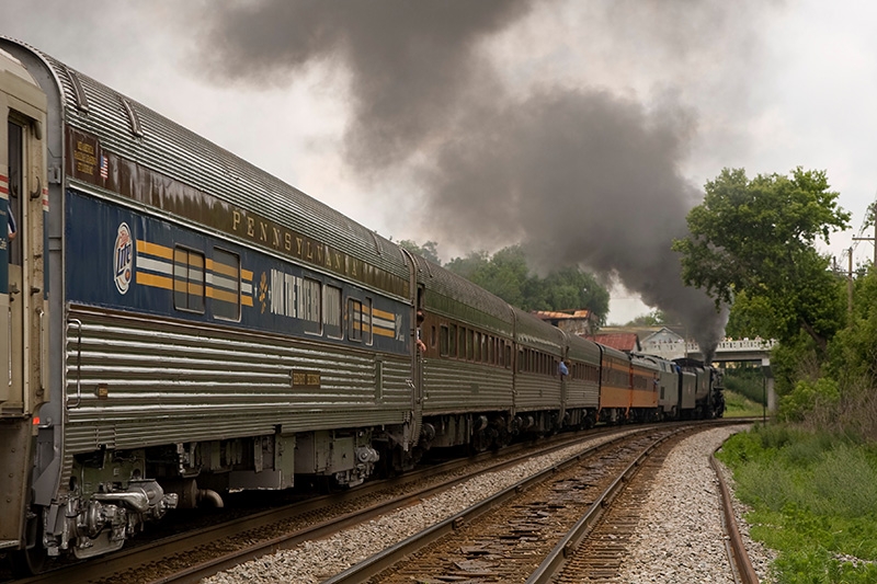 Milwaukee Road Steam Locomotive #261 - Columbus,  Wisconsin