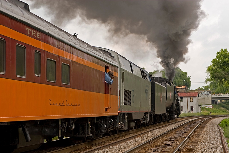 Milwaukee Road Steam Locomotive #261 - Columbus,  Wisconsin