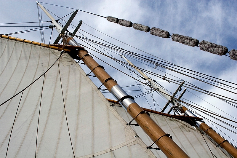 Rigging on Schooner Appledore IV