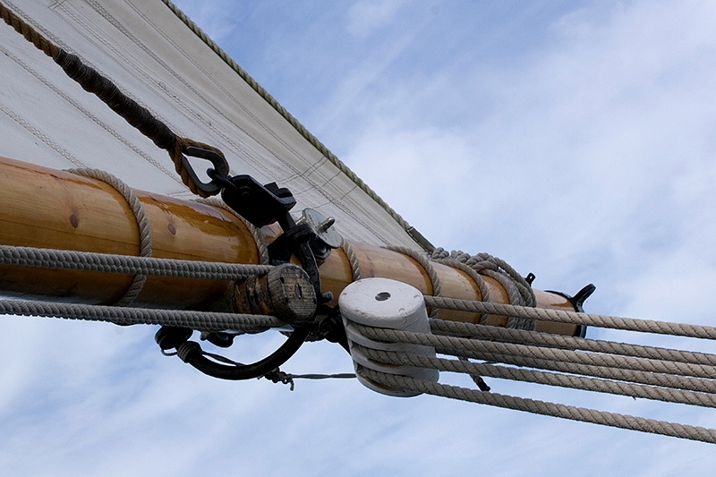 Rigging on Schooner Appledore IV