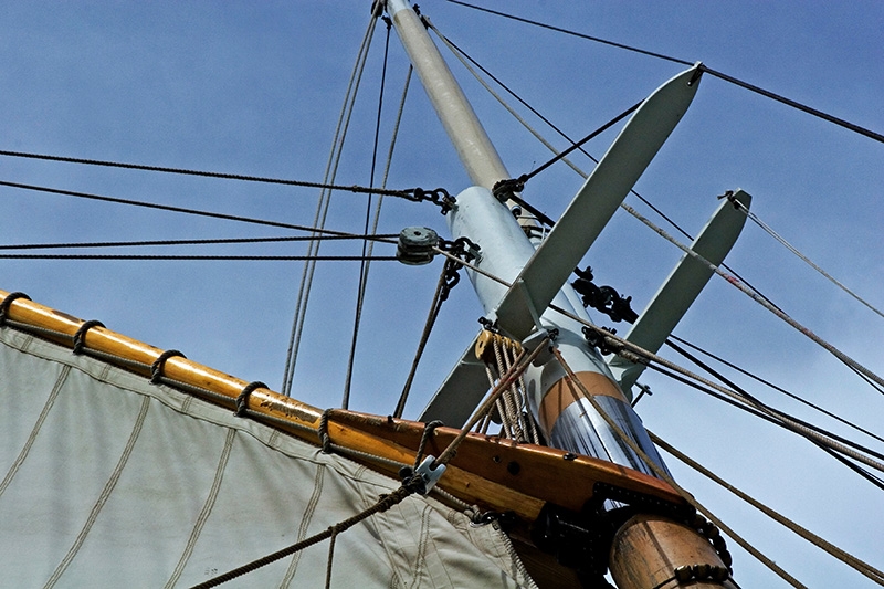 Rigging on Schooner Appledore IV