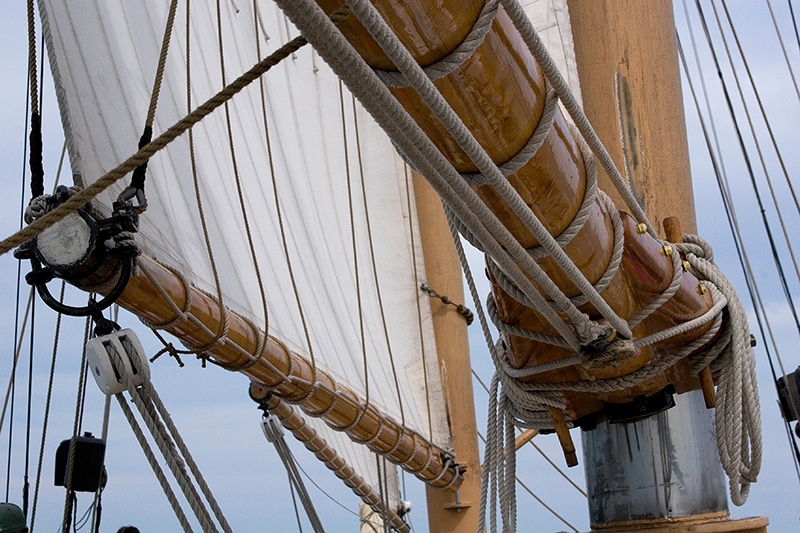 Rigging on Schooner Appledore IV