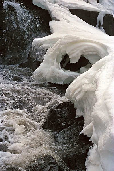 Bond Falls Spring Melt - Ontonagon County, Michigan