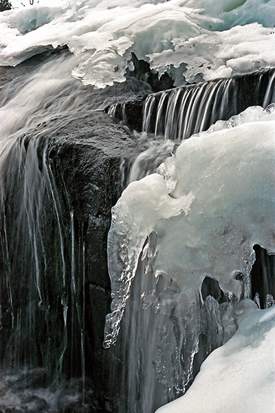 Bond Falls Spring Melt - Ontonagon County, Michigan