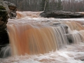Bonanza (Greenwood) Falls - Big Iron River, Ontonagon County, Michigan