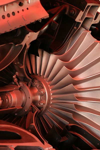 Cutaway Jet Engine