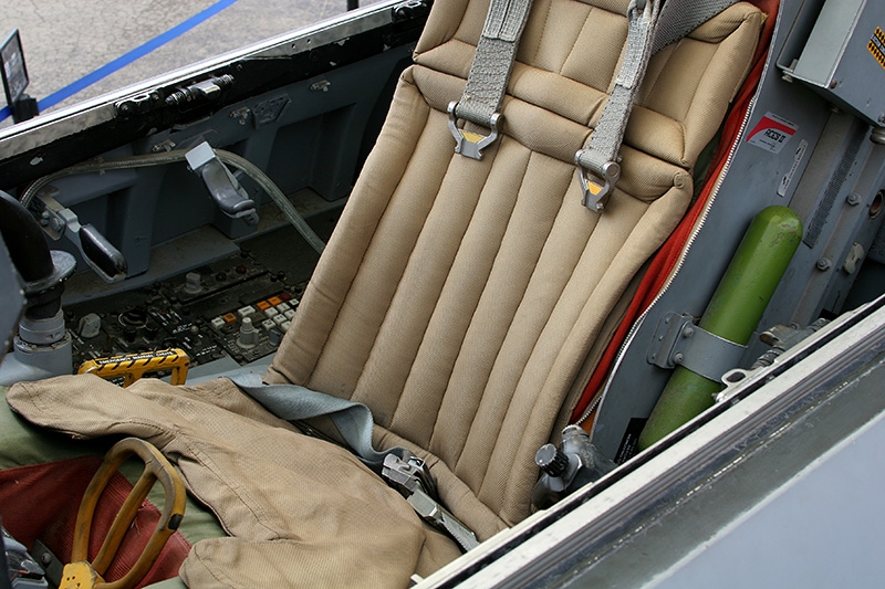 U.S. Air Force F-16 Jet Fighter Cockpit