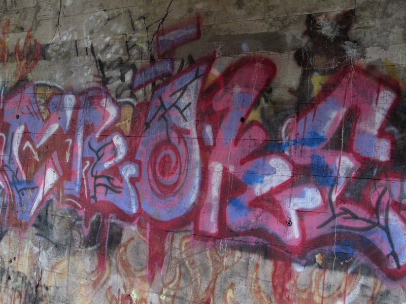 Yooper Graffiti inside the Quincy Reclamation Plant