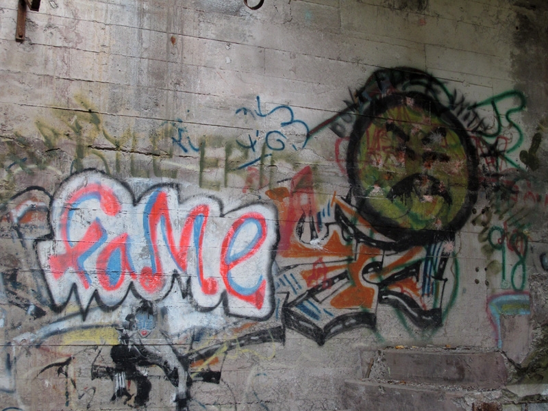 Yooper Graffiti inside the Quincy Reclamation Plant