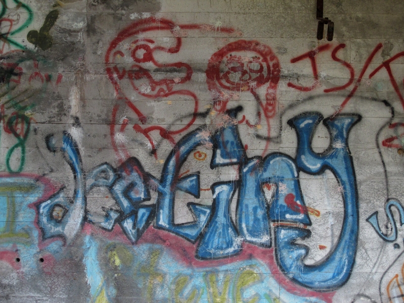 Yooper Graffiti inside the Quincy Reclamation Plant