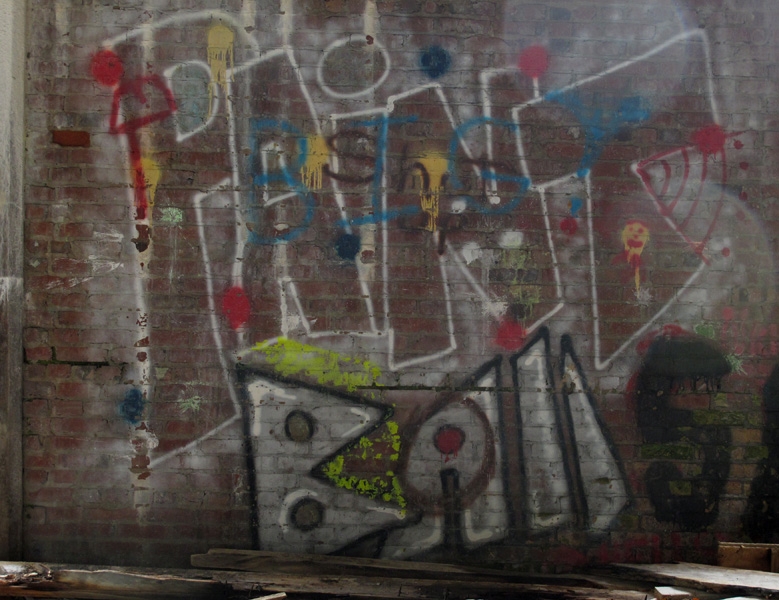 Yooper Graffiti inside the Quincy Reclamation Plant