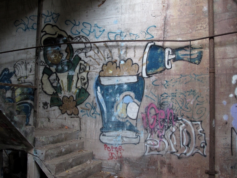 Yooper Graffiti inside the Quincy Reclamation Plant