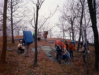 Backpacking in Harriman State Park, NY