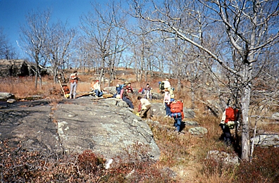 Backpacking in Harriman State Park, NY