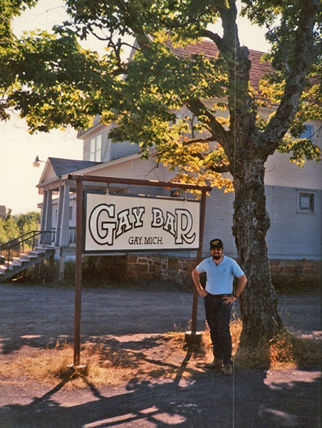 Side trip to the Gay Bar in Gay, MI