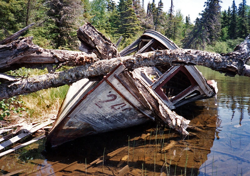 Abandoned boat - Chippewa Harbor