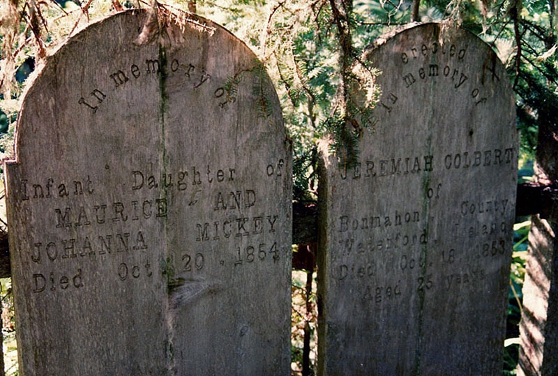 Cemetery Island grave sites