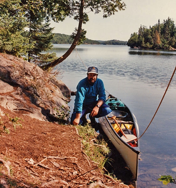 Arriving at my first portage