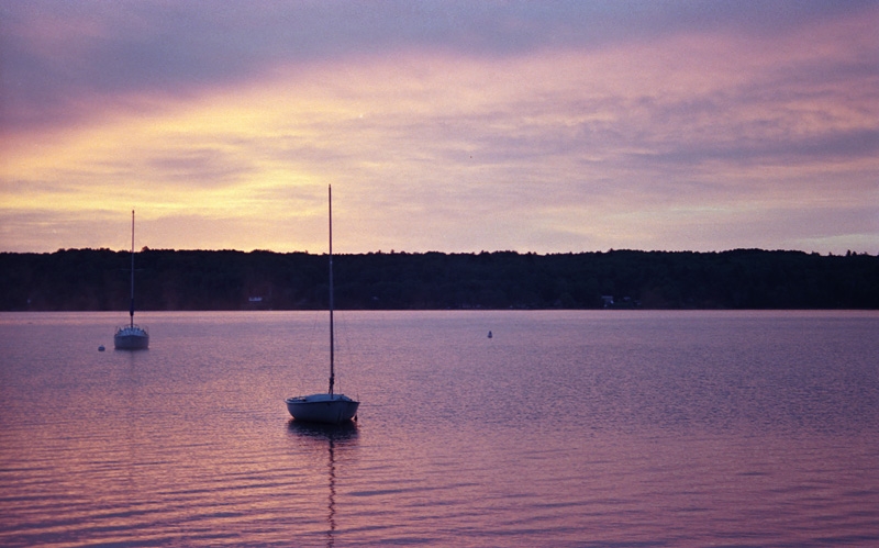 Sunrise in Houghton on day of departure