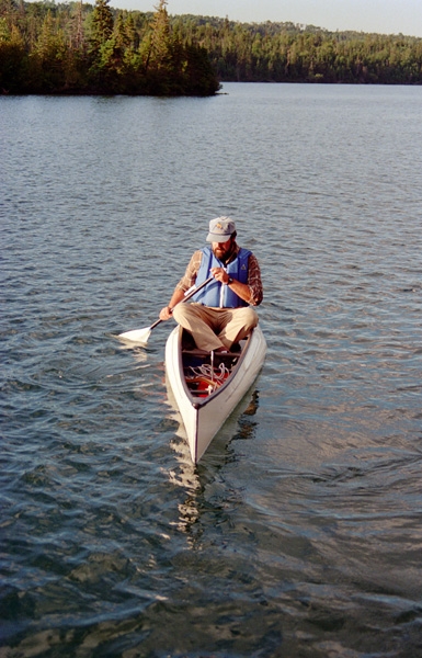Out for an evening paddle in Tobin Harbor